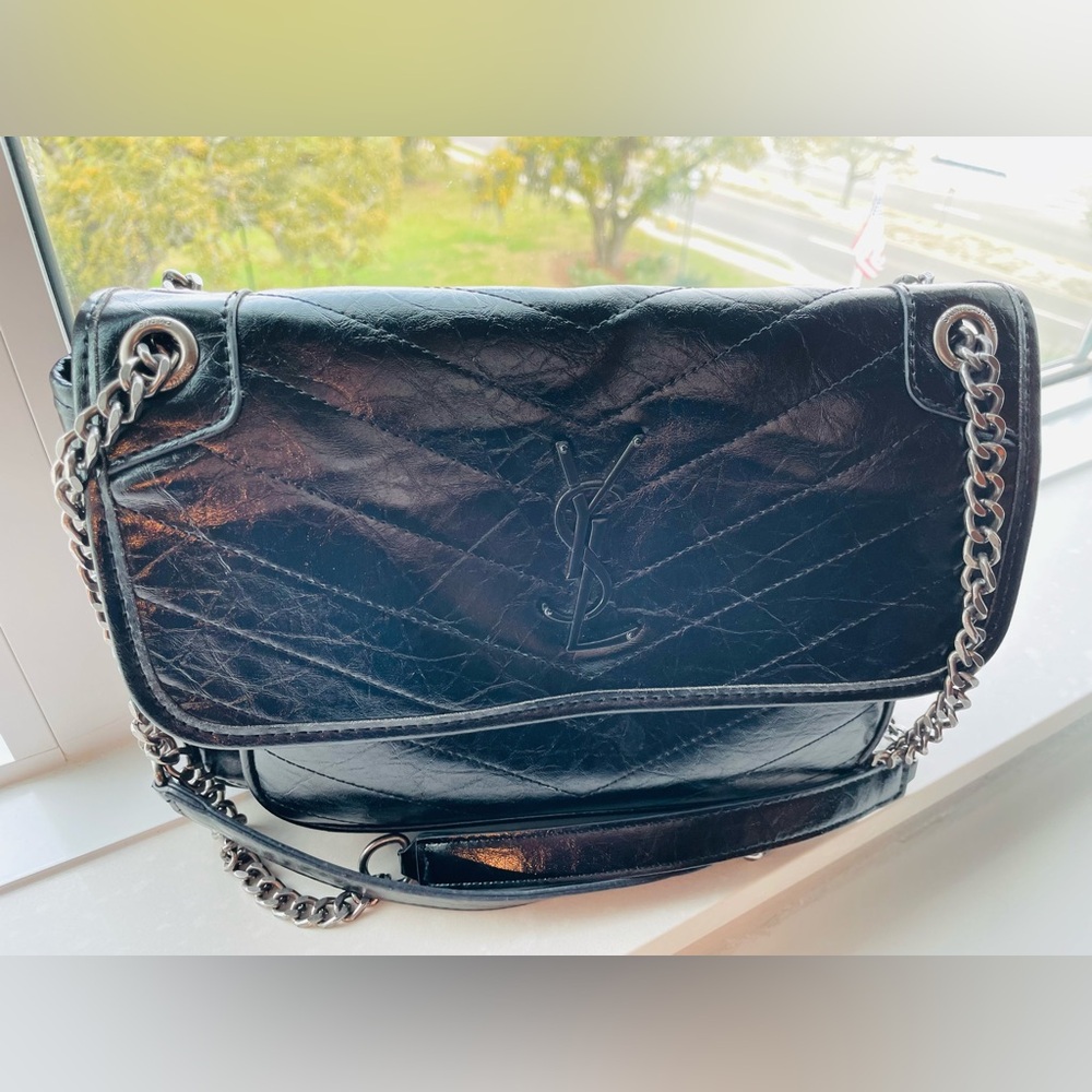 YSL Niki Medium Flap Shoulder Bag